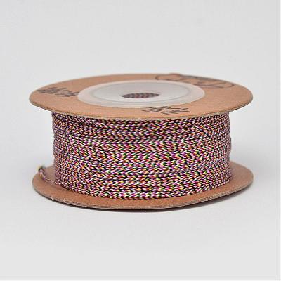 Eco-Friendly Dyed Round Polyester Cords OCOR-L034-01A-1