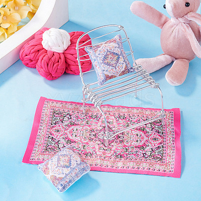 Turkish Style Mini Nylon Carpets AJEW-TA0003-66D-1