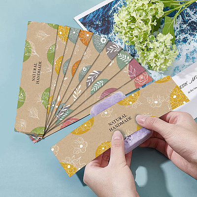 Soap Paper Tag DIY-WH0399-69-003-1