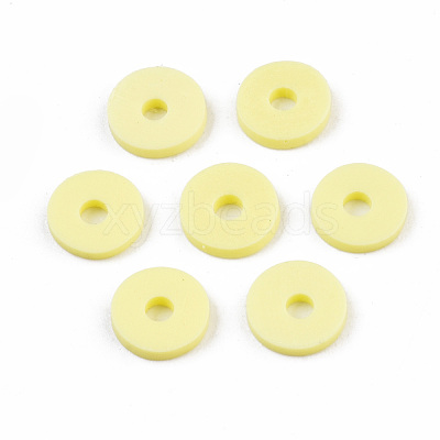 Handmade Polymer Clay Beads CLAY-R067-6.0mm-B23-1
