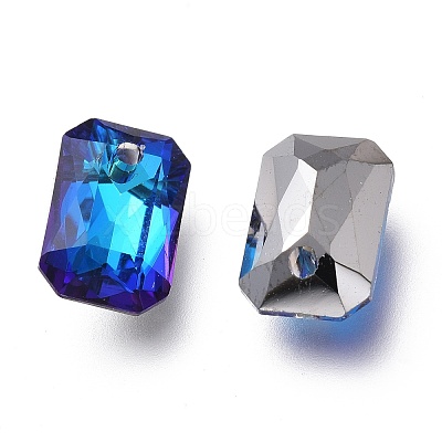 Glass Rhinestone Pendants RGLA-A024-E02-M1-1