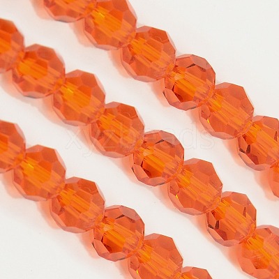 Glass Beads Strands EGLA-J042-8mm-18-1