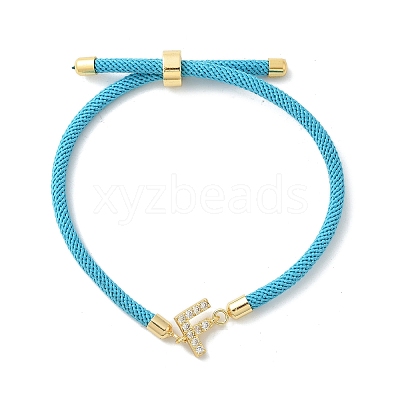 Adjustable Nylon Cord Bracelets X-BJEW-C096-01G-06-1