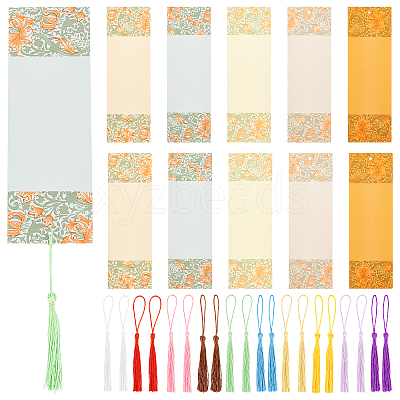 DIY Rectangle Paper Bookmark Making Kits DIY-WH0304-309A-1