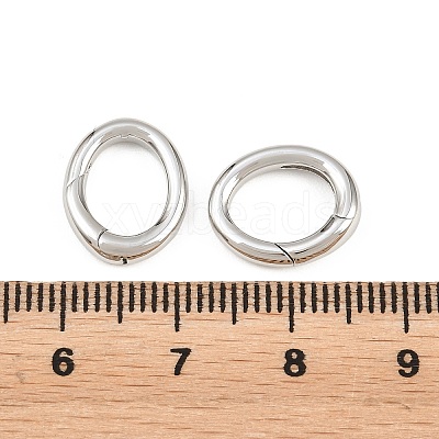 Brass Spring Gate Rings KK-H292-58C-P-1