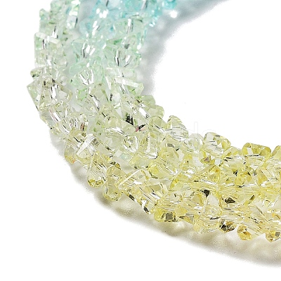 Transparent Glass Bead Strands LS-GLAA-H023-03G-1