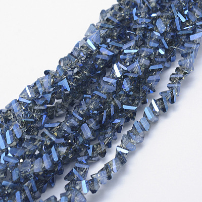 Electroplate Glass Beads Strands LS-EGLA-J143-B-FR01-1