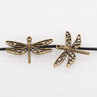 Tibetan Style Alloy Pendants TIBEP-A12-3725-AB-FF-1