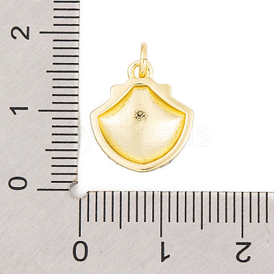 Rack Plating Brass Enamel Pendants KK-P269-09G-04-1