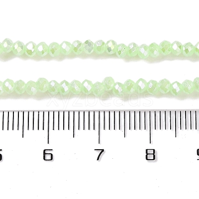 Baking Electroplate Glass Beads Strands X-DGLA-A039-J4mm-B10-1