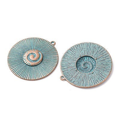 Tibetan Style Alloy Pendants FIND-B055-02G-1