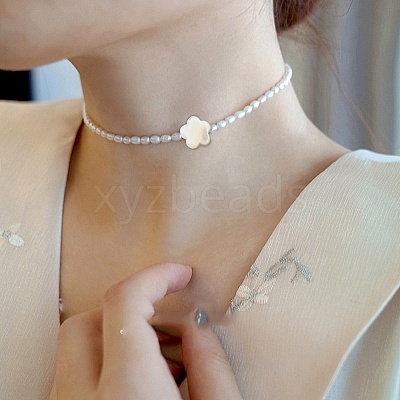 30Pcs Electroplate Natural Freshwater Shell Beads SHEL-CJ0001-26-1
