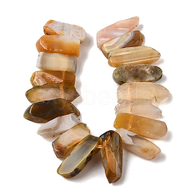 Natural Botswana Agate Beads Strands G-S386-D02-1