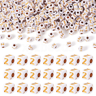 Opaque Acrylic Beads MACR-TAG0001-07Z-1