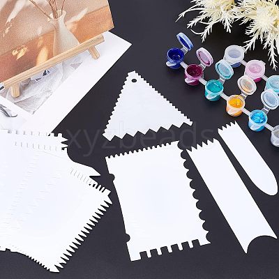 Plastic Cake Spatulas DIY-NB0006-43-1