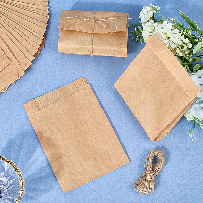50Pcs Rectangle Paper Baking Bags CARB-SP0001-05C-02-1
