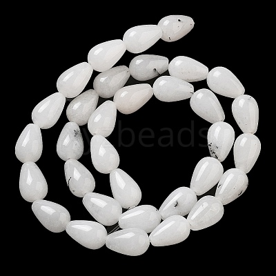 Natural White Jade Beads Strands G-B106-A31-02-1
