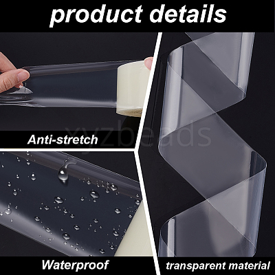 Transparent PVC Protective Film Tape for Watch Jewelry DIY-WH0750-102A-1