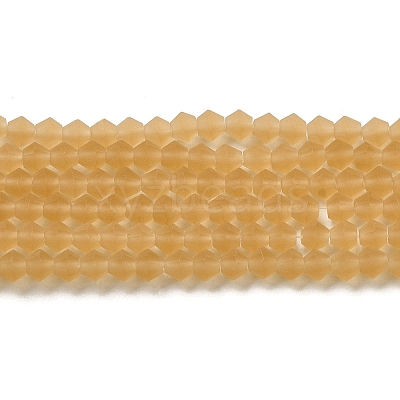Imitate Austrian Crystal Frosted Glass Beads Strands EGLA-A039-T2mm-MD18-1