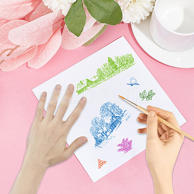 PVC Plastic Clear Stamps DIY-WH0439-0003-1