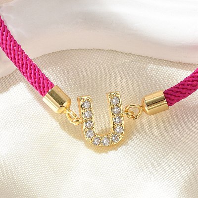 Adjustable Nylon Cord Bracelets BJEW-C096-01G-21-1