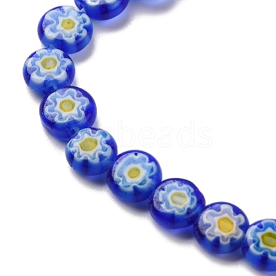 Handmade Millefiori Lampwork Beads Strands LAMP-G164-11B-1