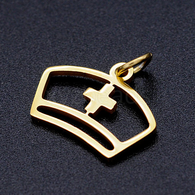 201 Stainless Steel Pendants STAS-T046-JA368-2-1