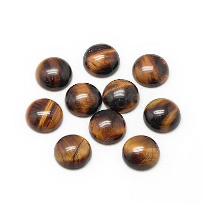 Natural Tiger Eye Cabochons G-R416-16mm-35-1