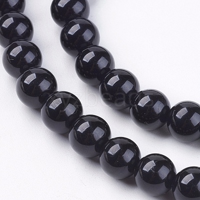 Natural Tourmaline Bead Strands G-H1603-10mm-1