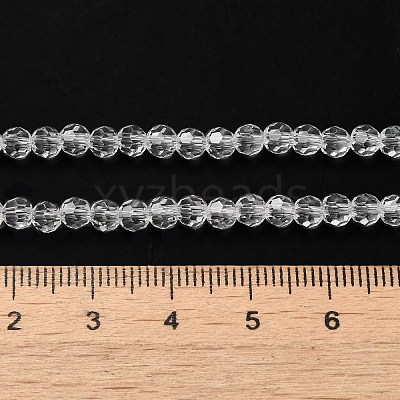 Transparent Glass Beads Strands EGLA-A035-T4mm-D19-1