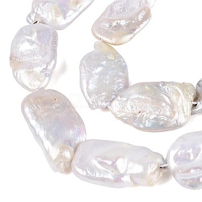 Natural Keshi Pearl Beads Strands PEAR-S020-K11-01-1