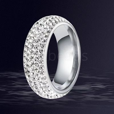 201 Stainless Steel Finger Rings for Women WGAEC69-05-1