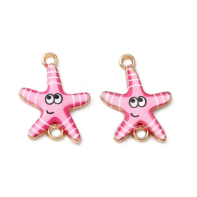 Ocean Theme Alloy Enamel Connector Charms FIND-CJC0017-15KCG-04-1