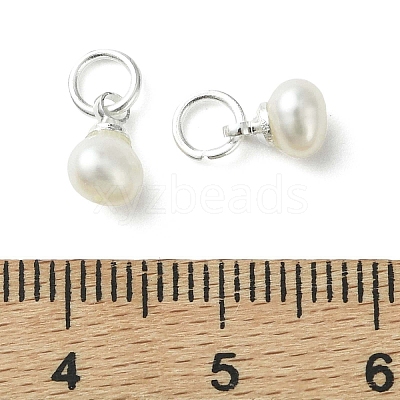 Natural Cultured Freshwater Pearl Pendants PALLOY-JF05298-01-1