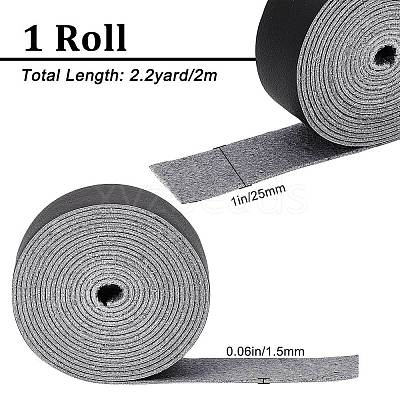 Flat Microfiber Imitation Leather Cord LC-WH0006-07B-02-1