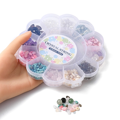 DIY Gemstone Bracelet Making Kit DIY-YW0006-65-1