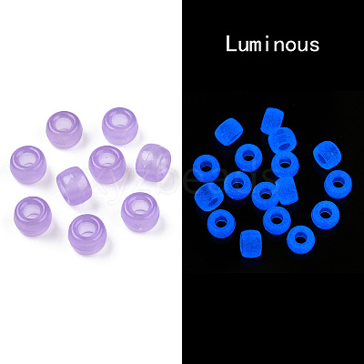 Transparent & Luminous Plastic Beads KY-T025-01-H04-1
