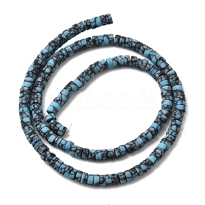 Dyed Synthetic Turquoise Beads Strands G-Z089-A04-S-1