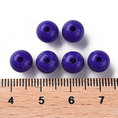 Opaque Acrylic Beads MACR-S370-C8mm-A36-1