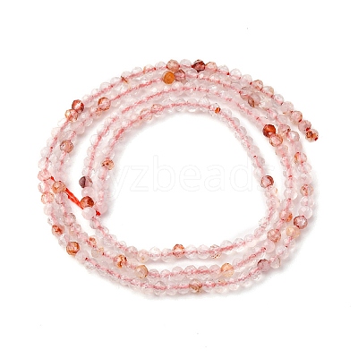 Natural Ferruginous Quartz Beads Strands G-B142-A01-2mm-1