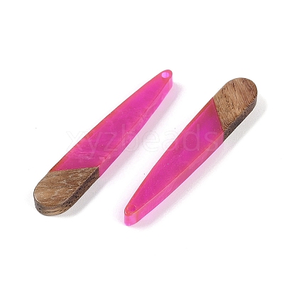 Resin & Wood Pendants WOOD-F015-01F-1