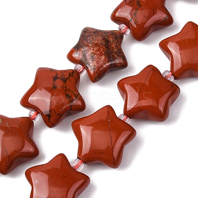Natural Red Jasper Beads Strands G-K359-E04-1