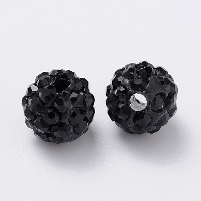 Pave Disco Ball Beads RB-H258-8MM-280-1