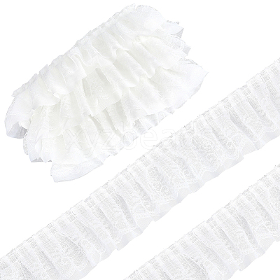 5 Yards Double Polyester Lace Trim for Sewing Decoration OCOR-GF0005-06E-1