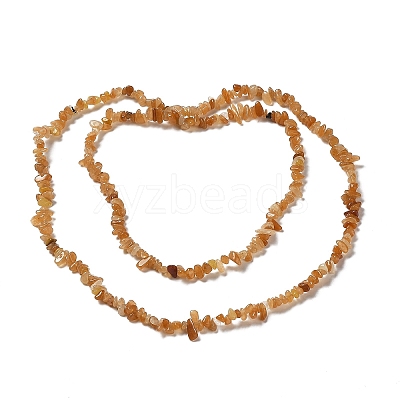 Natural Red Aventurine Beads Strands G-E607-A04-1