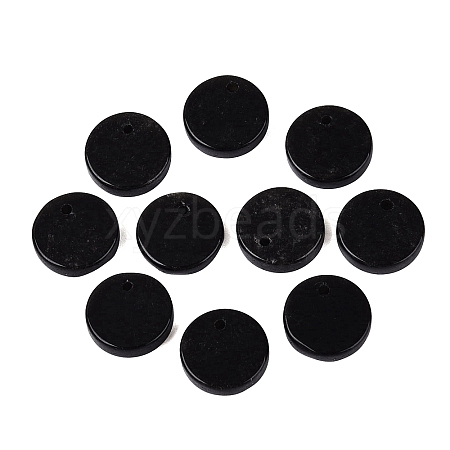 Natural Obsidian Pendants G-Q606-41A-1