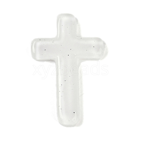 Cross Resin Cabochons RESI-Q014-04C-1