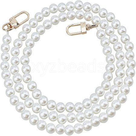 ABS Imitation Pearl Bag Strap FIND-WH0082-70A-1