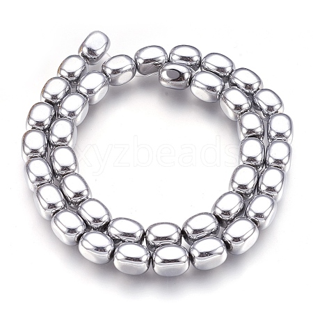 Electroplate Non-magnetic Synthetic Hematite Bead Strands G-I208-14-D-1