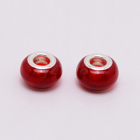 Resin European Beads RPDL-WH0001-01C-1